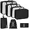 Lymusia Packing Cubes Set 7 PCS for Travel Essentials - Travel Organizer for Suitcase, Water-Resistant Lightweight Luggage Organizer, Premium Storage Bags for Airplane, Road Trip & Camping