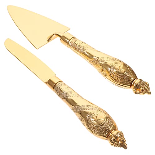 GRIRIW 1Set Mousse Cake Spatula Cutter Set Pizza Server Cake Cooking Tool Easy to Clean Sturdy for Cakes Pies Tarts for Home Bakery Use