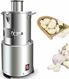 OJHGRDFV 200W Máquina Comercial De Pelado De Ajo, Pelador Eléctrico De Ajo De Acero Inoxidable, Separador Automático De Ajo Entero para Restaurantes Tiendas De Barbacoa Hoteles De Comedor ()