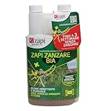 Zapi Garden Bia Verde - Insetticida per Zanzare, Fino a 3 Settimane, Antizanzare Concentrato, Esterno Giardino, 1 litro