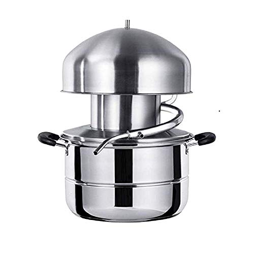 YUEWO 10L Brewery distiller Moonshine Still steamer essential oil machine Home Brewing anti-stick pot Wine Making 304 stainless steel volume
