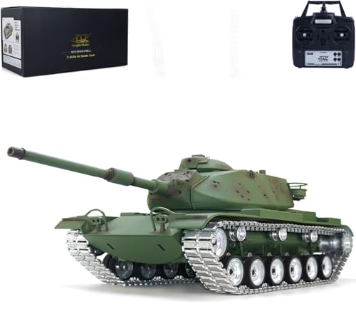 TOUCAN RC HOBBY TD M60A3 USA 1/16 RC Tank BB Infrared Battle Toy Barrel Recoil Model Metal Wheel