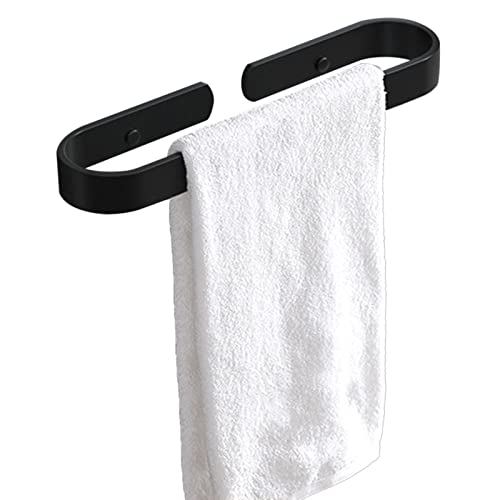 Barre de serviette en aluminium premium noir mat design épuré LWX