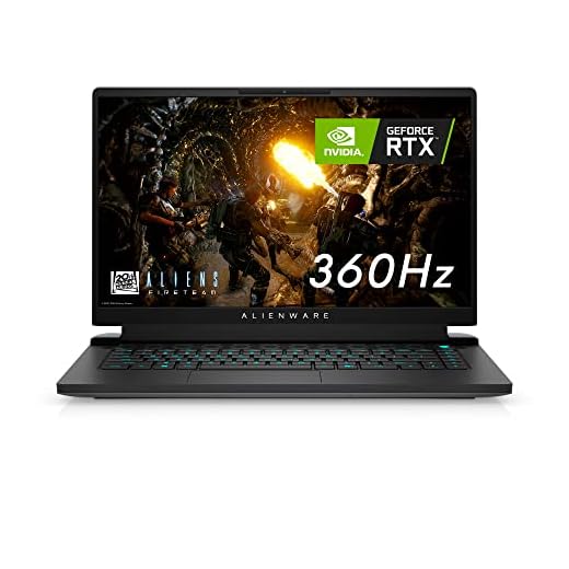 Alienware M15 R6 Gaming Laptop - 15.6-inch FHD (1920 x 1080) 1ms 360Hz Display, Intel Core i7-11800H, 32GB DDR4 RAM, 1TB SSD, NVIDIA RTX 3070 8GB Graphics, Windows 11 Home - Black