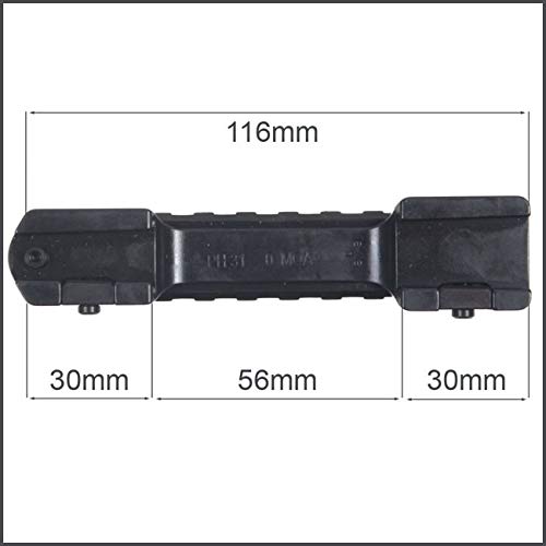 Warne 7674BB-20MOA Remington LA Mountain Tech Tactical Rail, Tapered 6-48 Screws, 7075/T6 Aluminum, Burnt Bronze, 20MOA