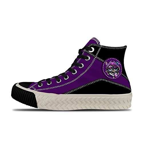Baskets Graffiti populaire 21 violet 11 légères et respirantes à lacets en taille 39 2/3