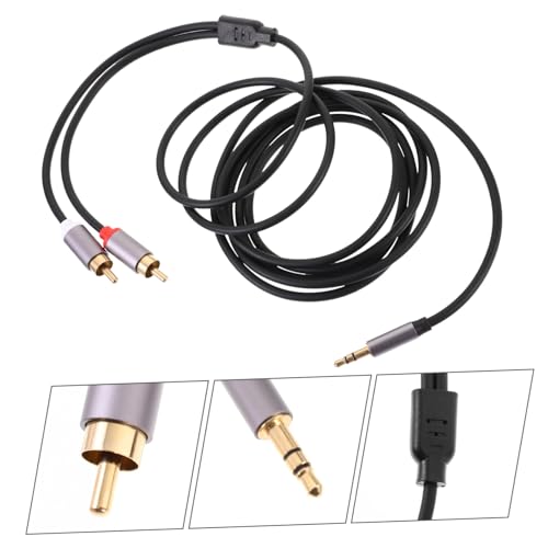 Cable de audio Jack 3.5mm de 2 m para auriculares y altavoces miniatura 7