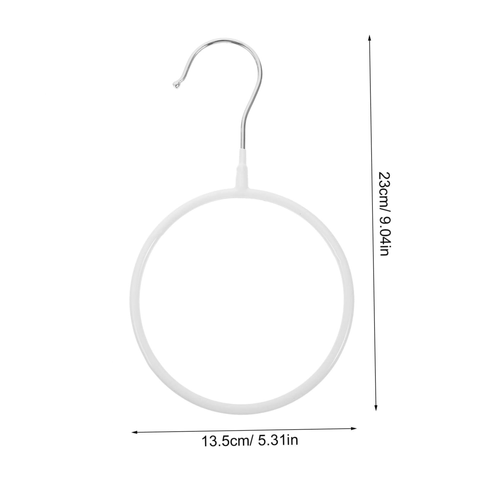 DECHOUS Scarf Hangers for Wardrobe 10pcs Scarf Hanger Holder Organizer Anti-Slip Design