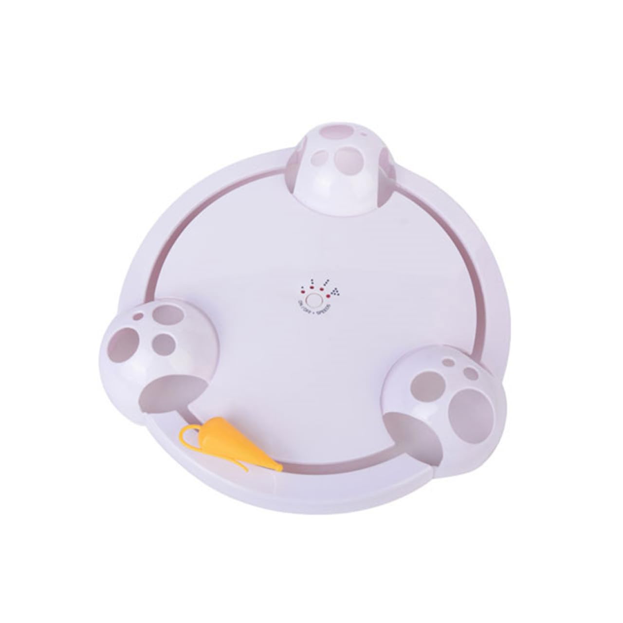 Toyvian Juguete Eléctrico para Gatos Automático Forma De Giratorio para Jugar Mascota Entretenimiento Seguro