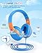 awatrue Kids Headphones Wired Toddler Headphones with Microphone, Over-Ear Headphones, 85/94dB Volume-Limiting, 3.5mm Jack, Foldable On-Ear Design - Safe & Comfortable for Learning & Entertainment