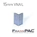 FramePac V Nails for Picture Frames Hardwood 10mm (3/8 Inch) [400 V-Nail Pack, Loose] - (for use in Manual V Nailer for Picture Framing, Hand V Nailer for Picture Frames, Manual Picture Frame Joiner)
