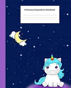 Paperback Primary Composition Notebook: No Picture Space, Primary Ruled Lines - Good for Kindergarden, Grades K-2, School Exercise - 50 Sheets/100 Pages Book