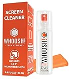 Ya en manzanajugosa.com: Whoosh! Spray limpia pantallas Go XL para teléfono, gafas, coche y MacBook – 100 ml limpiador pantalla táctil con paño de microfibra, limpieza potente sin rayas, diseño elegante para casa o viaje