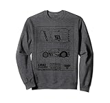Disney Pixar Licensed Product Cars Cruz Ramirez Blueprint Sweatshirt