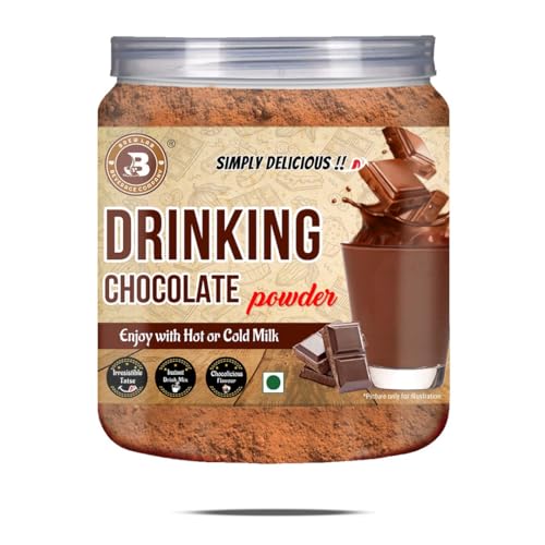 Brew Lab Drinking Chocolate Powder | Suitable for Cold Choco Shake ,Smoothies & Milkshake (250GM)