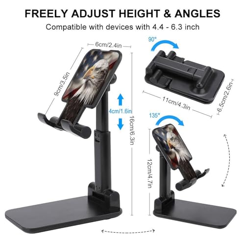 Support de téléphone portable pliable réglable bureau pour iPhone et Android universel - 2