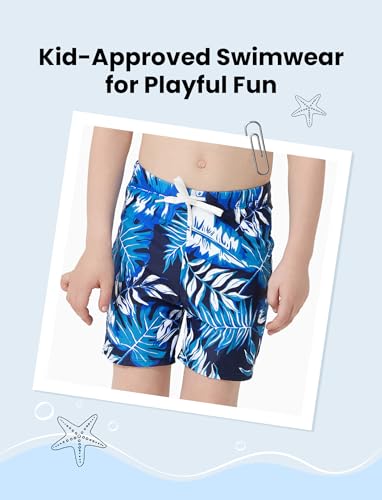 Image of PATPAT Mommy and Me Matching Swimsuit：One Piece V Neck Bathing Suits Leaves Printed Family Swimwear Matching Set
