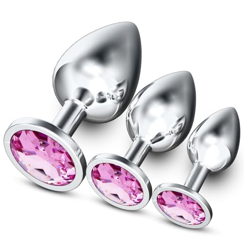 Couple Butt Training Tool Portable Stainless Steel Toys Plug Kit Plug Butt Adult Toy Exercise Tool for Men Women Sunglasses OZ2 (Y1)