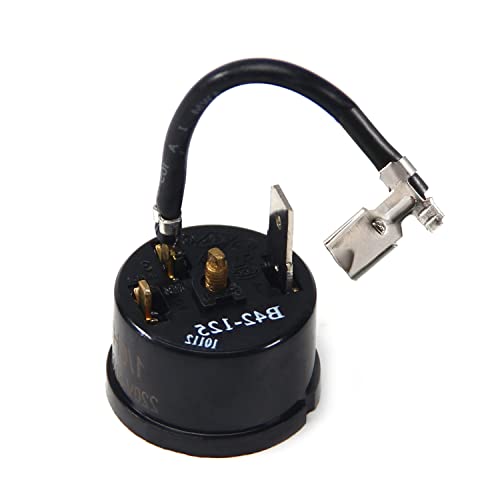 Image of Refrigerator Thermal Overload Protector 1 /6(HP) 125W Compressor Replacement Part for Air conditioning Overload Compressor Temperature Controller Accessories