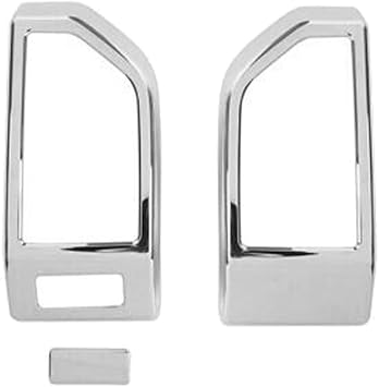 Chrome Dashboard Air Conditioning Outlet Vent Cover Trim Bezel 15 for Ford for F150 2015-2020 Left Right Front RZ-TCZ20182970