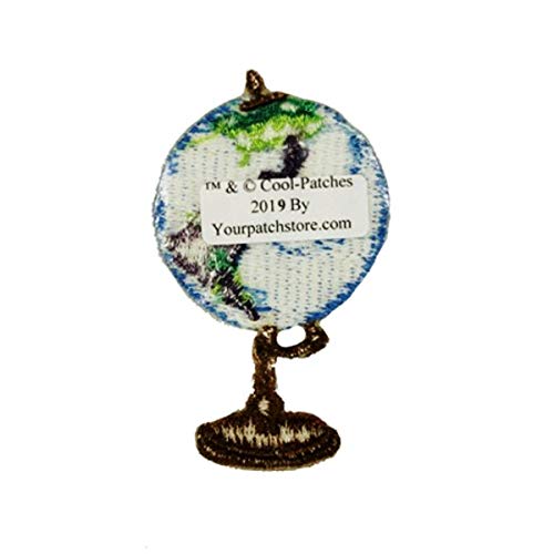 Id 0951 World Globe Patch Kids School Class Earth Embroidered Iron On Applique #TOP1