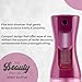 The Beauty Project Spray Bottle Mister for Hair - Continuous Mister, Fine Water Mist, Trusted by Professional Salons & Barbers, 10.1oz - Clear Bottle (Fuscia)