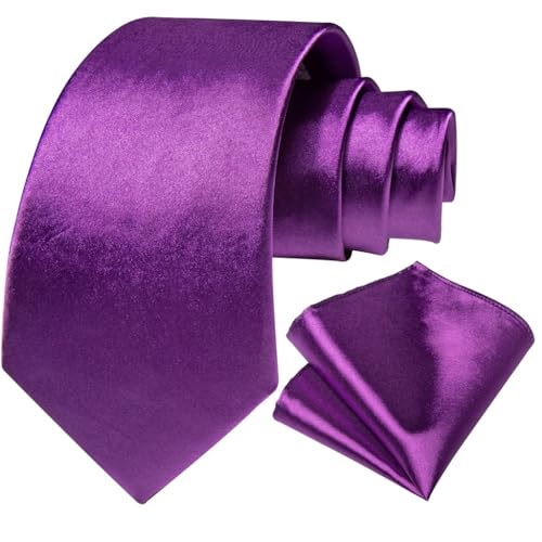 Corbata clásica de seda y poliéster para hombre 8cm