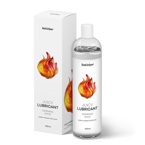 Satisfyer Warming Wave 300 ml | Wasserbasiertes Gleitmittel für empfindliche Haut | Öl- & fettfrei, leicht abwaschbar & kondomgeeignet | Gleitfreudig & hautfreundlich