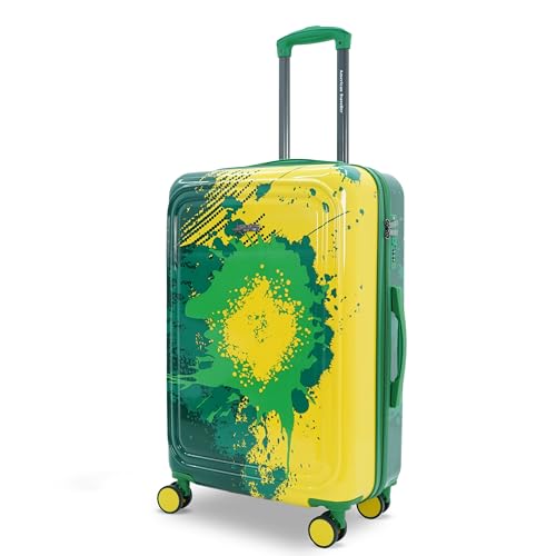 Image of AMERICAN TRAVELLER GlideSport Trolley Bags | TSA Type Lock | Durable Hard Shell, 360 Disk Wheels, TSA Type Lock, Heavy-Duty Lining, Football Splash