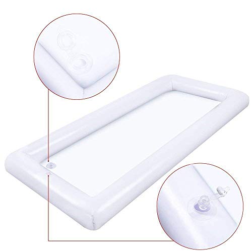 Inflatable Salad Bar Buffet Ice Cooler Beverage Serving Bar Food Drink Holder For Party Picnic Bbq Luau With Drain Plug（ 3Pack) #TOP4