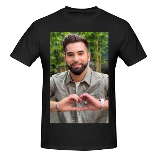 RLHRJEFZ Kendji France Girac T-Shirt en Coton pour Homme à Manches Courtes et col Rond Coupe Classique Respirant T-Shirts Basiques Hauts d'été...