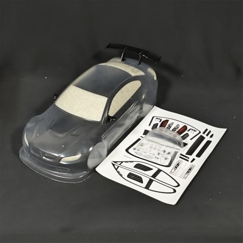 SANTAIZI 1/10 Scale M3 E92 Clear Body Shell Replacement for Drift Racing Touring On-Road Car Width...