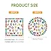 DURYGEN 40PCS Alphabet Number Party Supplies Rainbow Alphabet Disposable Party Decor Included Alphabet Plates Napkins Back to School Decorations for Baby Shower Kids Birthday Alphabet Number Games