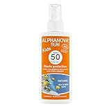 protector solar biore Alphanova - Spray solar infantil SPF 50 Bio, 125 ml