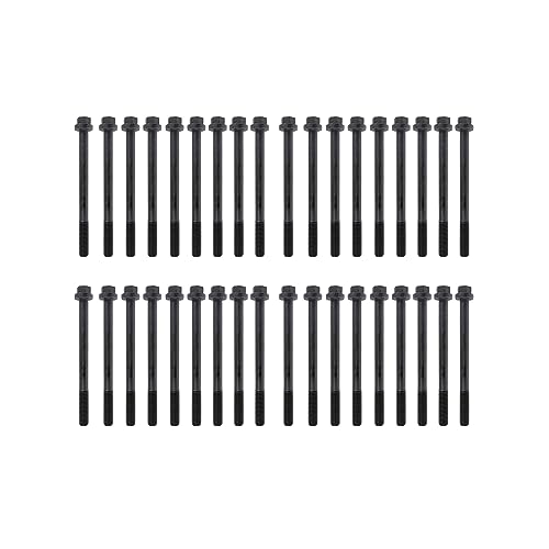 Image of DNJ HGB4200 Engine Cylinder Head Gasket Set with Head Bolt Kit, Complete Repair Set for 1994-2003 Ford E-350 Club Wagon, E-350 Econoline, E-350 Econoline Club Wagon 7.3L V8 16V OHV 445cid