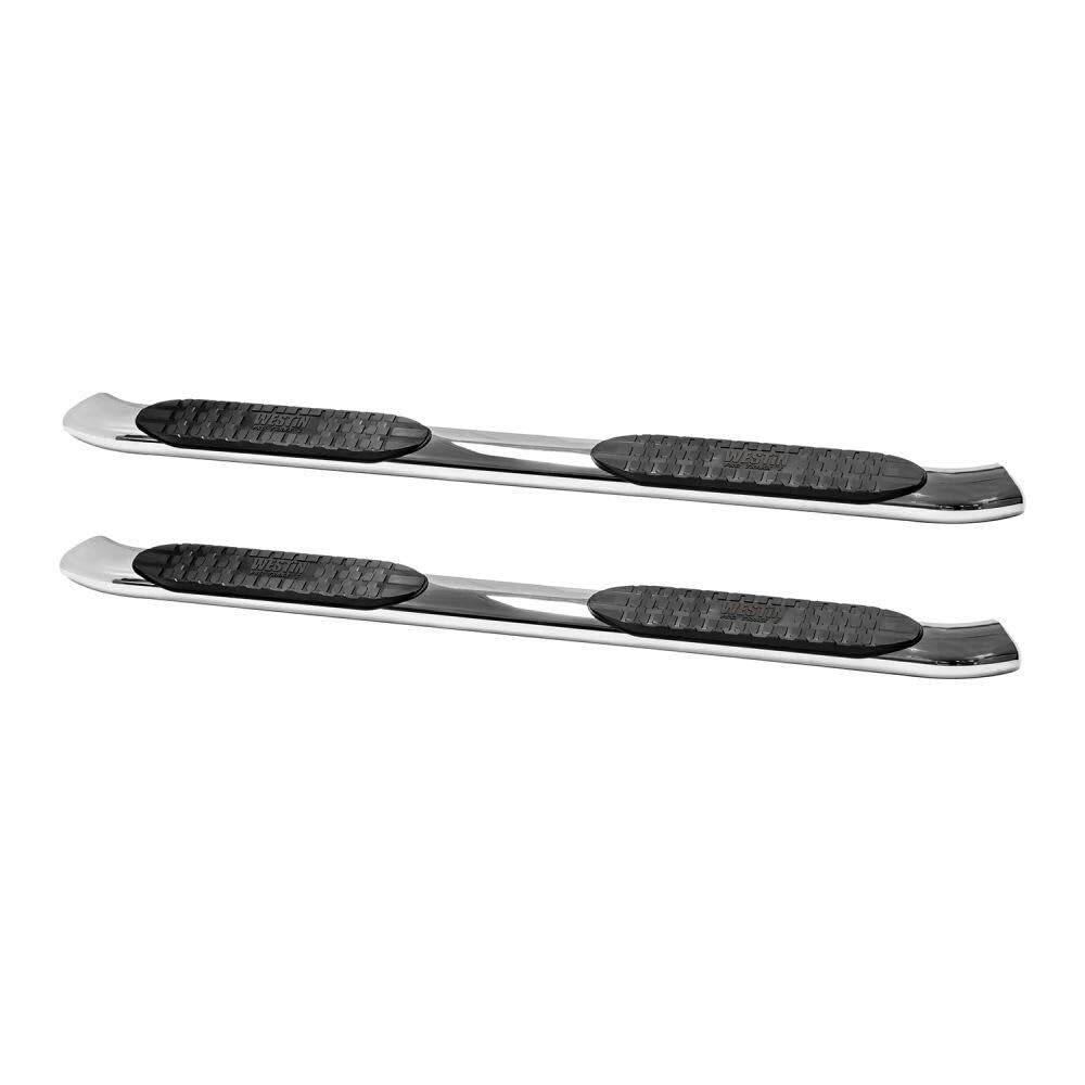 Westin 21-54010 PRO TRAXX 5 Oval Nerf Bars fits 2015-2025 Colorado Canyon Crew Cab Polished Pair