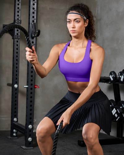Image of RUNNING GIRL Sports Bras for Women, Molded Cup High Impact Sports Bra Workout Bras for Women High Support Racerback