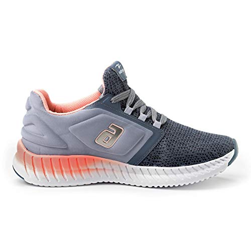 Tênis Adrun Feminino Way 8802F Cor:Cinza;Gênero:Feminino;Tamanho:38