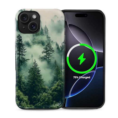 iPhone 15 PluspP[X [MagSafeΉ] \tgVR + n[h PC h~ ϏՌ ی 2-in-1 P[X fB[X Y - tHXgO[