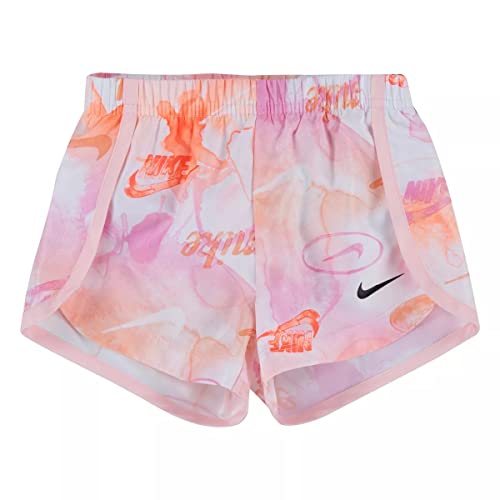 Nike Little Girls' Dri-Fit Short Sleeve T-Shirt And Short 2 Piece Set (A(36J568-X24)/P, 6 Years) #TOP3