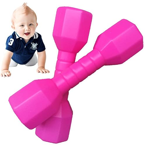 Wudaizhi 2 Piezas Pesas De Juguete para Niños Ejercicios De Juego para Niños para Niños, Entrenamiento De Gimnasio Levantamiento De Pesas De Pesas