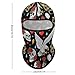 Women’s Fashion Balaclava Scarf Vintage Rock Snake Knife Wild Eagle Rose Skull, Sun Defense Head Cover for Daily Use, Casual Outdoor, Lightweight Stretchy Face Mask Gaiter