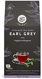 Amazon Brand - Happy Belly Select Black Tea Teabags Earl Grey 1x25 pyramides