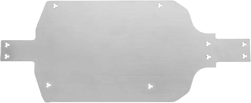 RC Spare Part Compatible with MJX for Hyper Go 14211 1/14 RC Car Upgrade Parts Stainless Steel for Chassis Plate Heavy Duty Skid Guard