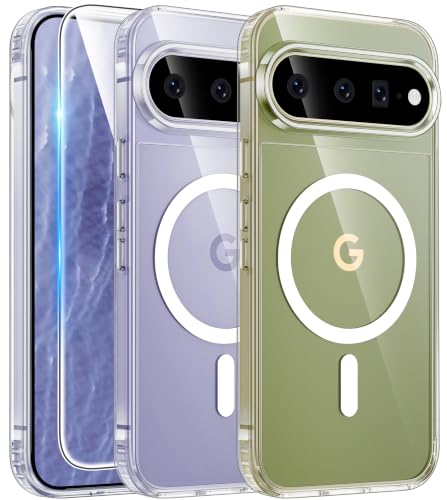Image of FNTCASE for Google 11-Pro Case: Google 11 Case Compatible with Magsafe | Screen Protector, Clear, Military Grade Drop Protection, Slim Phone Cases, Shockproof Bumper, Transparent Cell Cover