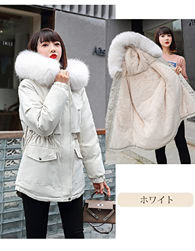 [スプリングスワロー] ファー フード付き 裏起毛 防寒 ボア