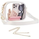 LiteHobbies Clear Bag Stadium Approved, Clear Crossbody Bag for Stadium Events & Concert with Two Detachable Straps