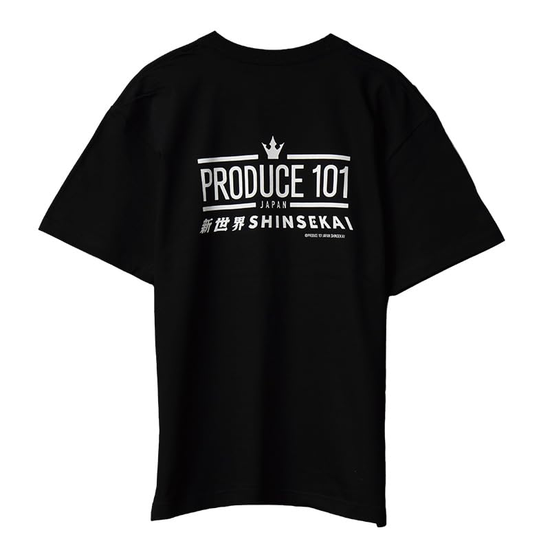 Amazon.co.jp: PRODUCE 101 JAPAN 新世界 半袖Tシャツ(Black) M