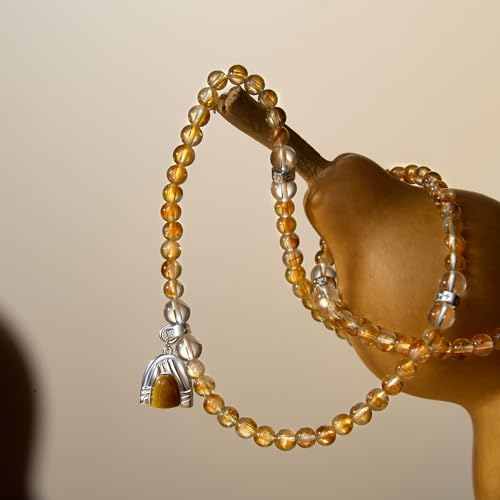 Image of Five Elements 18K Gold Vermeil 3 Layered Crystal Gemstone Beads Bracelet & Necklace for women Solid 925 Sterling Silver 18K Gold or White Gold Plated jewelry