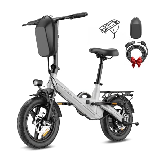 Electric Bike for Adults & Teens, 1000W Peak Motor, 14" Ebike for Commuting image 7